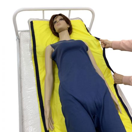 Простыня скользящая, для перемещения лежачих больных, полиэстер, 65x172см