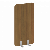 R-line Перегородки на металлических опорах на фетровых подпятниках DP.F-80-150 Орех/Серый металл 800*18*1500