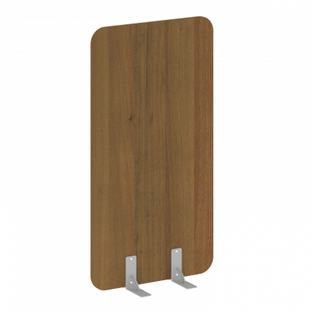 R-line Перегородки на металлических опорах на фетровых подпятниках DP.F-80-150 Орех/Серый металл 800*18*1500