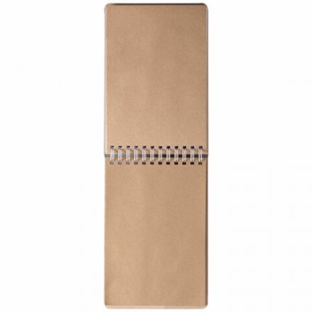 Скетчбук, белая бумага 120 г/м2 + крафт 80 г/м2 165х240 мм, 60 + 20 л., гребень, BRAUBERG ART DEBUT, 112982