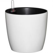 Горшок цветочный с автополивом КОМФОРТ 3,5л белый ПИ-25-9ТХ