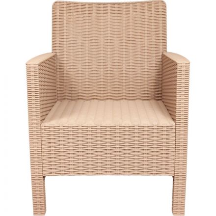 Кресло TDT_садовое капучино под ротанг Кресло TDT_садовое капучино под ротанг
