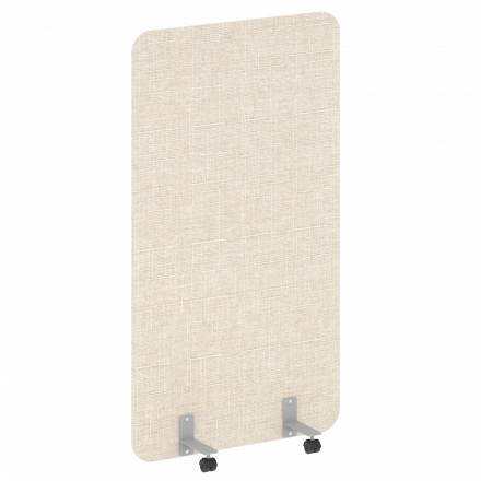 R-line soft Перегородка на металлических опорах, на роликах AP.R-100-180 Romeo 02/Серый металл 1000*18*1800