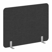 R-line soft Перегородки на металлических опорах на фетровых подпятниках AP.F-160-120 Romeo 12/Серый металл 1600*18*1200