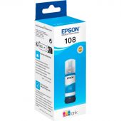 Чернила Epson 108 EcoTank Ink C13T09C24A для Epson L8050/L18050, Cyan 70ml Чернила Epson 108 EcoTank Ink C13T09C24A для Epson L8050/L18050, Cyan 70ml
