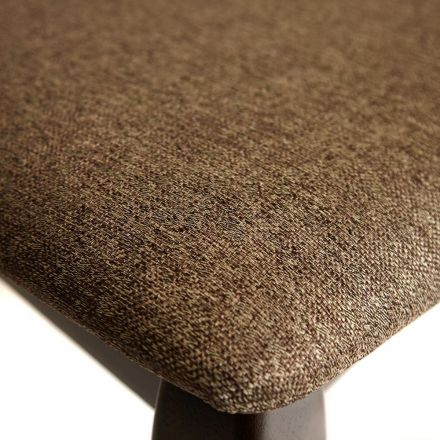 Стул -Андромеда/ Andromeda дерево гевея, 47х55,5х107 см, Cappuchino, ткань коричневая S 168-7