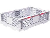 Паллетная рама штабелируемая 1200*800*300 серая c бортиками