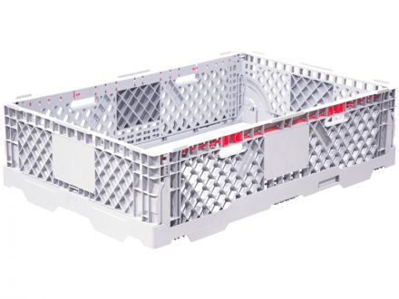 Паллетная рама штабелируемая 1200*800*300 серая c бортиками Паллетная рама штабелируемая 1200*800*300 серая c бортиками