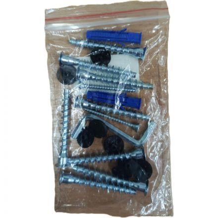 Полка TI_настен/настоль Комус Онега-8 150х600 мет чер/ЛДСП ясень анкор тем