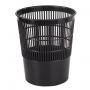Корзина для бумаг BRAUBERG сетчатая, 14 л, черная, 237003