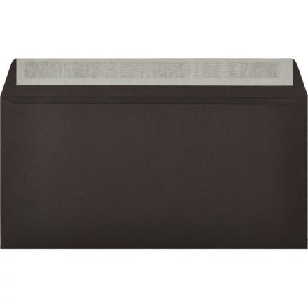 Конверт С65 из цв.бум,120г/м2 с отрыв.лентой ,черный,20 шт./уп