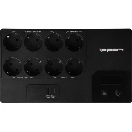 ИБП Ippon Kirpich 650 360Вт 650ВА черный (2003035)