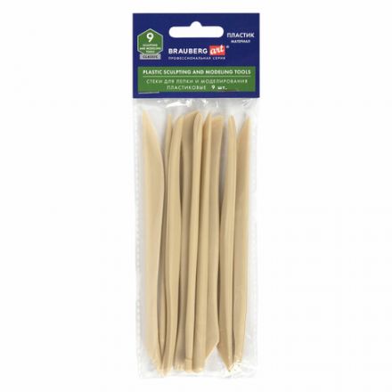 Стеки для лепки и моделирования пластиковые НАБОР 9 шт., BRAUBERG ART CLASSIC, 271169 Стеки для лепки и моделирования пластиковые НАБОР 9 шт., BRAUBERG ART CLASSIC, 271169
