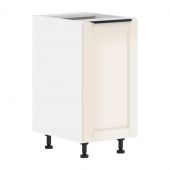 Шкаф напольный с полкой MOP 4082.1C Бежевая эмаль/Белый 400х560х820 SICILIA