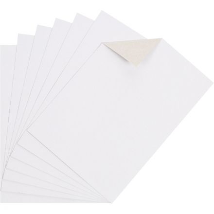 Картон белый №1 School 100л,А4,немелов,260гр, уп.крафт