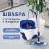 Швабра с отжимом и ведром 18л/8л, центрифуга, отжим педалью, 2 флаундера/насадки круглый и прямоугольный, бело-синий, LAIMA 603625 Швабра с отжимом и ведром 18л/8л, центрифуга, отжим педалью, 2 флаундера/насадки круглый и прямоугольный, бело-синий, LAIMA 603625