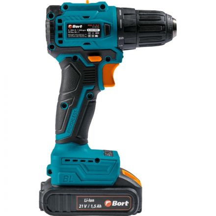 Дрель-шуруповерт аккум. бесщет. BORT BAB-21-BLK, 2АКБ(1,5Ач) (93413526)