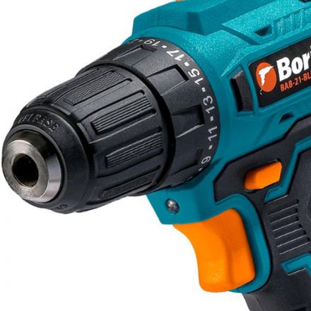 Дрель-шуруповерт аккум. бесщет. BORT BAB-21-BLK, 2АКБ(1,5Ач) (93413526)