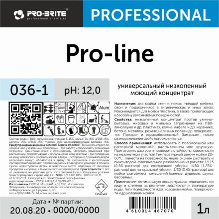 Универсальное моющее средство Pro-Brite Pro-line 1 л (концентрат)