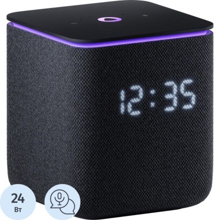 Умная колонка Яндекс Станция Миди с Алисой с Zigbee, черный (YNDX-00054BLK)