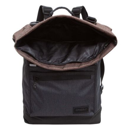 Рюкзак GRIZZLY, карман-антивор, с клапаном, трансформируемый объем, "ROLLTOP", 42х29х11 см, RQL-315-1/2