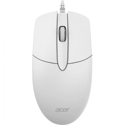 Мышь компьютерная Acer OMW300 оптическая/1200dpi/USB/белый