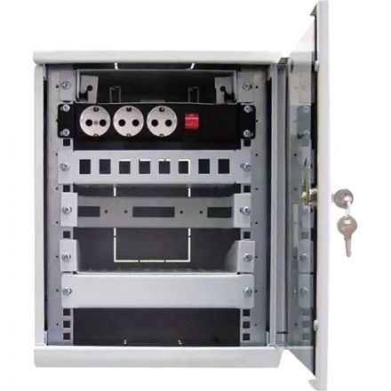 Шкаф настенный телеком. ЦМО 10 12U, (350х255) (ШРН-12.255-10)