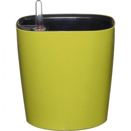 Горшок цветочный с автополивом КОМФОРТ 3л оливковый ПИ-21-6ТХ