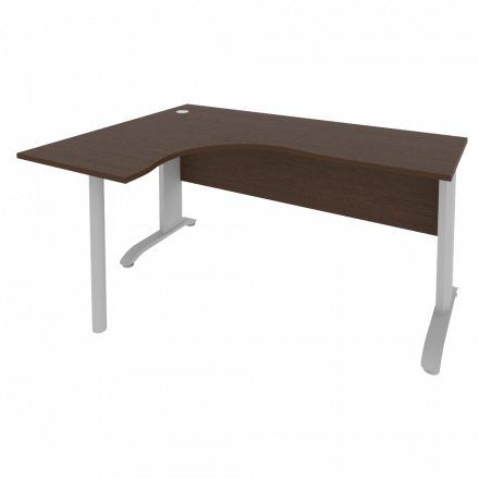 Riva Metal-L Стол криволинейный левый ПЛ.СА-4 (L) Венге/Тёмно-серый металл 1600*1200*750 Riva Metal-L Стол криволинейный левый ПЛ.СА-4 (L) Венге/Тёмно-серый металл 1600*1200*750