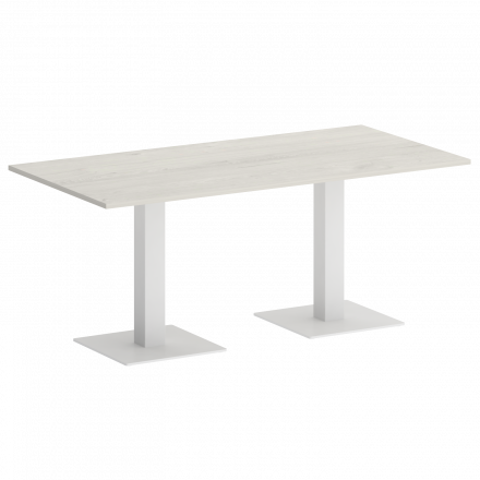 Home Office Стол прямоугольный VR.SP-5-180.2 Дуб наварра/Белый металл 1800*900*750