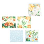 Чехол на подушку новогодний (1 шт.) 45х45 см, "X-mas Magic", полиэстер, ассорти 4 дизайна, ЗОЛОТАЯ СКАЗКА, 592529