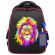 Ранец BRAUBERG FIT, 2 отделения, "Colorful lion", 38х27х14 см, 270618