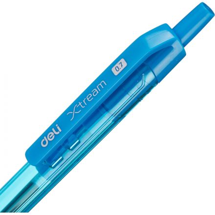 Ручка шариковая автомат. Deli X-tream, д.ш.0,7 мм, линия 0,4 мм, син Ручка шариковая автомат. Deli X-tream, д.ш.0,7 мм, линия 0,4 мм, син