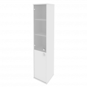 Style Шкаф высокий узкий левый Л.СУ-1.2 (L) Белый 412*410*1980