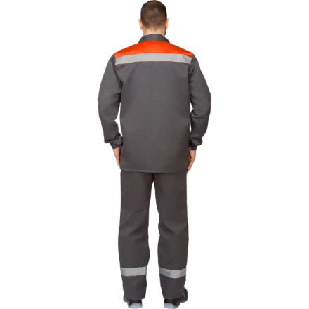 Костюм рабочий летний муж. л16-КПК с СОП сер/оранж (р.44-46) 182-188 Костюм рабочий летний муж. л16-КПК с СОП сер/оранж (р.44-46) 182-188