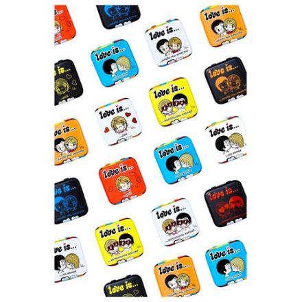 Драже освежающие в форме сердца LOVE IS, вкус мята, 20 г, 709242