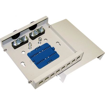 Модуль LANMASTER кросс оптический настенный, метал. (LAN-FOBM-WM-8SC)