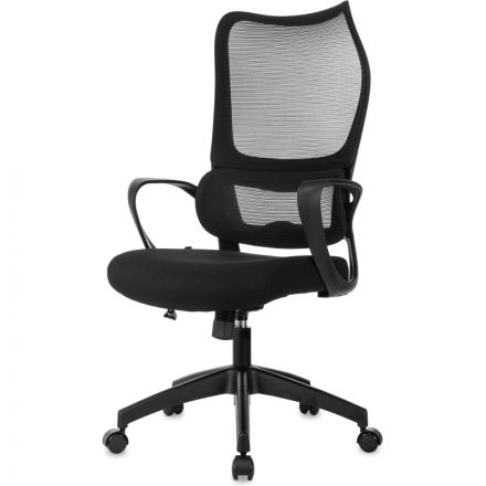 Кресло VB_Бюрократ Sigma 2 черный сетка/ткань Кресло VB_Бюрократ Sigma 2 черный сетка/ткань