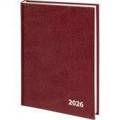 Ежедневник датированный 2026 Выбор есть, А5, 160л, бумвинил бордо