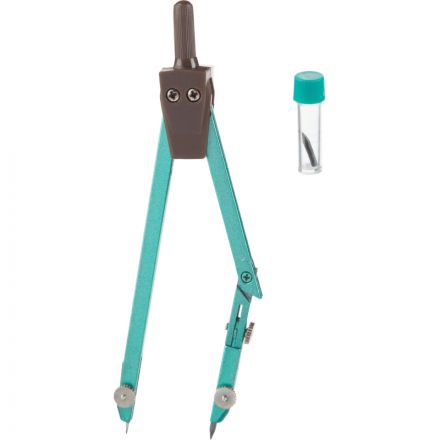 Готовальня Attache BF-A5 2пр/наб,циркуль 129 мм,мятный,пласт.пенал,европодв Готовальня Attache BF-A5 2пр/наб,циркуль 129 мм,мятный,пласт.пенал,европодв