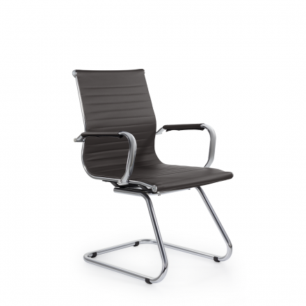 Кресло СН-300 Кайман Н/п soft хром S-0429 (шоколадный)