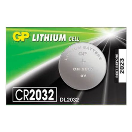 Батарейка литиевая GP Lithium CR2032 "таблетка, дисковая, кнопочная" 1 шт., блистер (отрывной блок), CR2032-7CR5 Батарейка литиевая GP Lithium CR2032 "таблетка, дисковая, кнопочная" 1 шт., блистер (отрывной блок), CR2032-7CR5