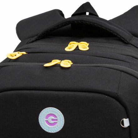 Рюкзак GRIZZLY школьный, анатомическая спинка, 2 отделения, для девочек, EMOJI, 39х26х17 см, RG-466-2/1 Рюкзак GRIZZLY школьный, анатомическая спинка, 2 отделения, для девочек, EMOJI, 39х26х17 см, RG-466-2/1