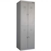 Шкаф для одежды металлический MZ_ШРК-24-600 2 секции,4 ячейки 600х500х Шкаф для одежды металлический MZ_ШРК-24-600 2 секции,4 ячейки 600х500х