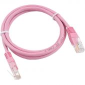 Патч-корд UTP Cablexpert PP12-1M/RO кат.5e, 1м, розовый