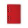 Ежедневник недатированный А5-,132х190мм,120л, FIRENZE красный 3-511/04