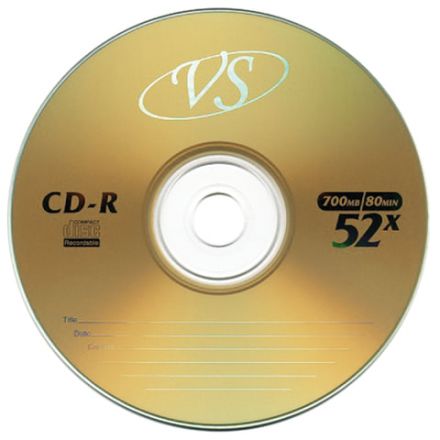 Диск CD-R VS 700 Mb 52x Bulk (термоусадка без шпиля), КОМПЛЕКТ 50 шт., VSCDRB5001