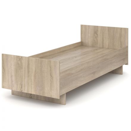 Кровать  MET_МДО настил ЛДСП (сп. м. 90x200) дуб сонома