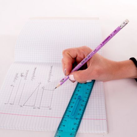 Карандаш чернографитный ЮНЛАНДИЯ "ЕДИНОРОГИ", 1 шт., HB, с ластиком, корпус ассорти, 181780