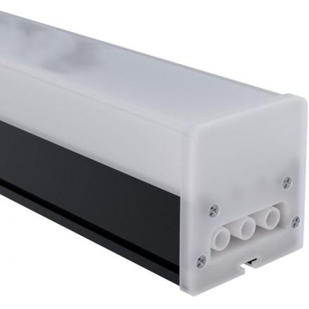 Светильник светодиодный линейный, универсальный, 30Вт, 4000К, IP40, чёрн